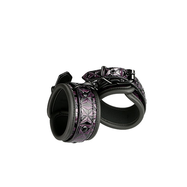 Blaze Luxury Fetish Handcuffs pouta na ruce Purple