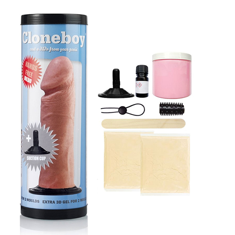 Cloneboy Dildo + Suction Cup sada na odlitek penisu pink