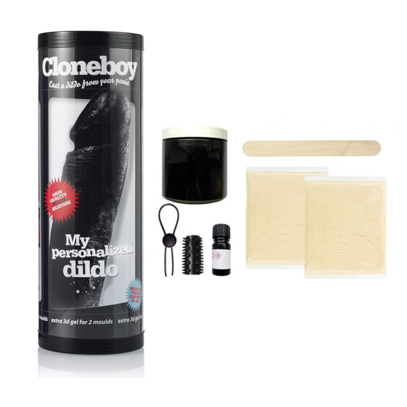 Cloneboy My Personalized Dildo sada pro odlitek penisu Black