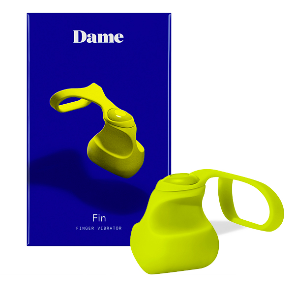 Dame Products Fin Finger Vibrator Citrus