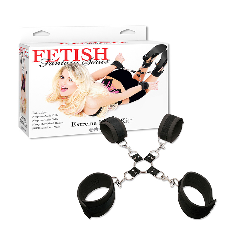 Fetish Fantasy Extreme Hog-Tie Kit pouta na ruce a nohy 