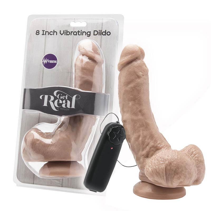 Get Real 8 Inch vibrační dildo 