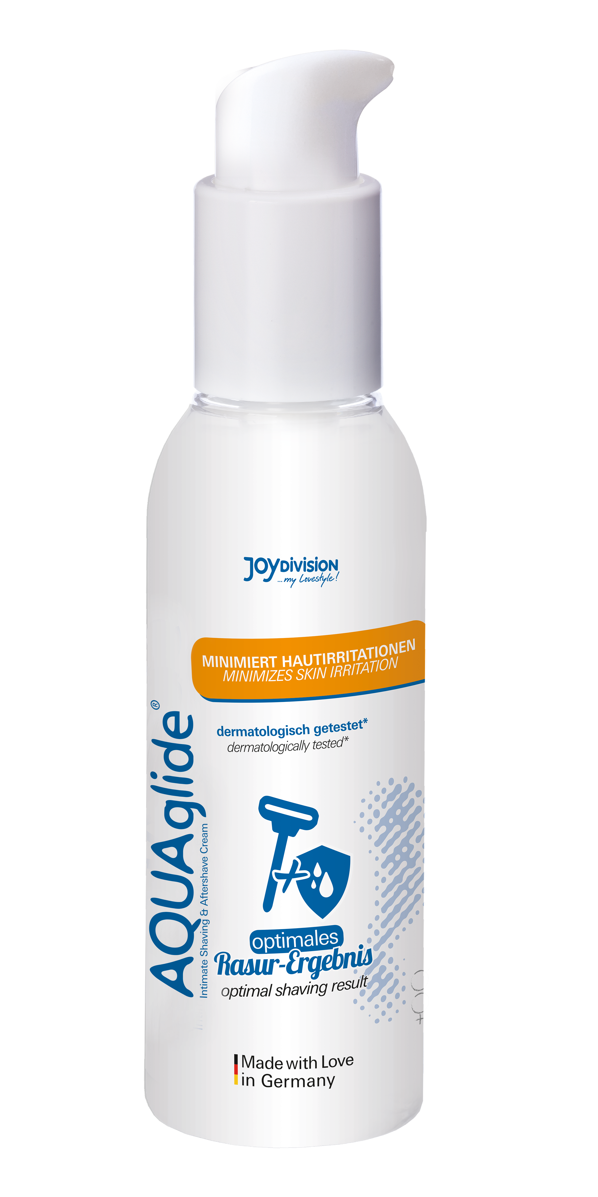 Joydivision Aquaglide Intimate Shaving and Aftershave Cream 125ml