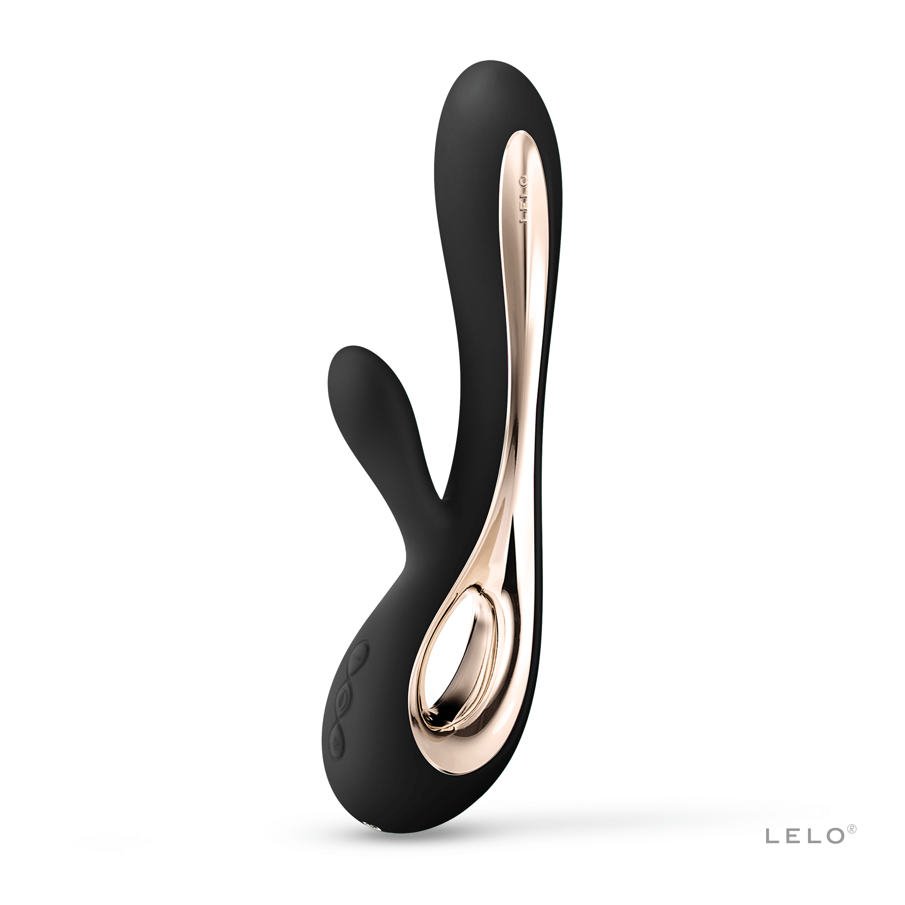 LELO Soraya 2 luxusní vibrátor + LELO lubrikační gel 75ml zdarma Černá