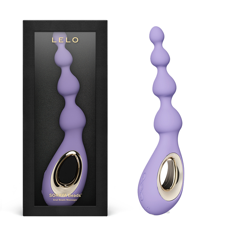 LELO Soraya Beads + LELO lubrikační gel 75ml zdarma Violet Dusk