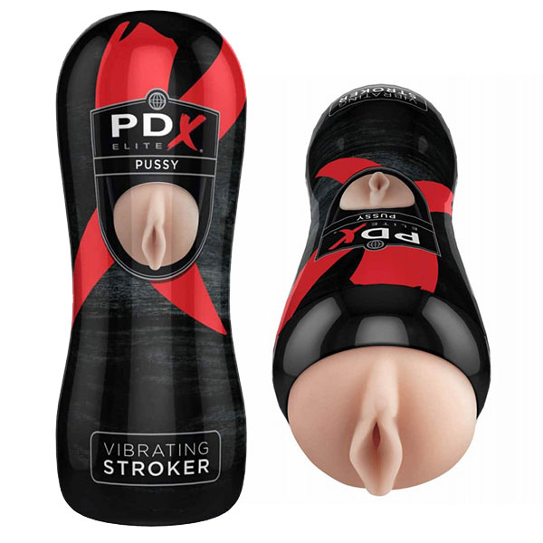 PDX Elite Pussy Vibrating Stroker 