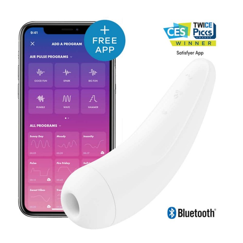 Satisfyer Curvy 2+ bluetooth vibrátor 