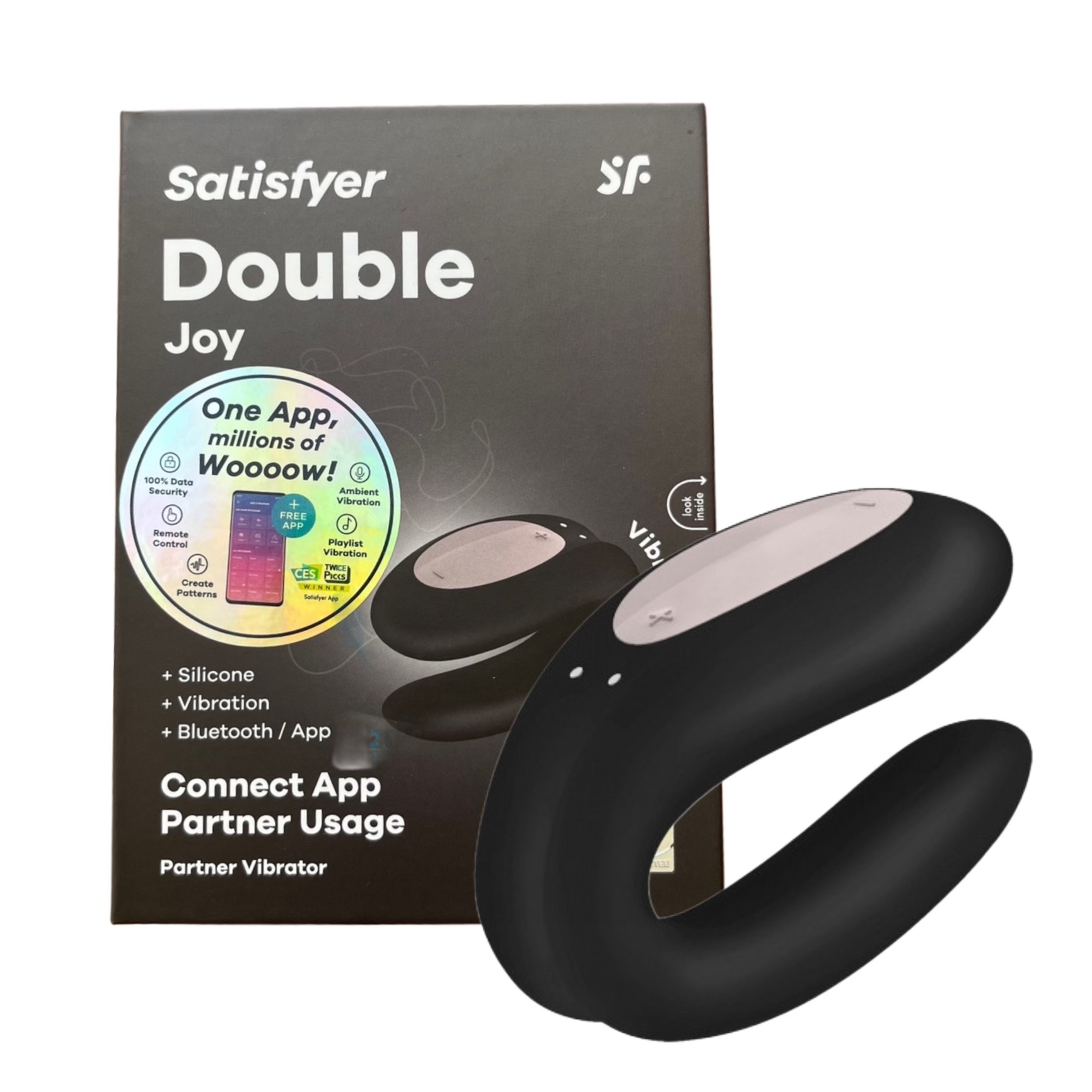 Satisfyer Double Joy partnerský vibrátor