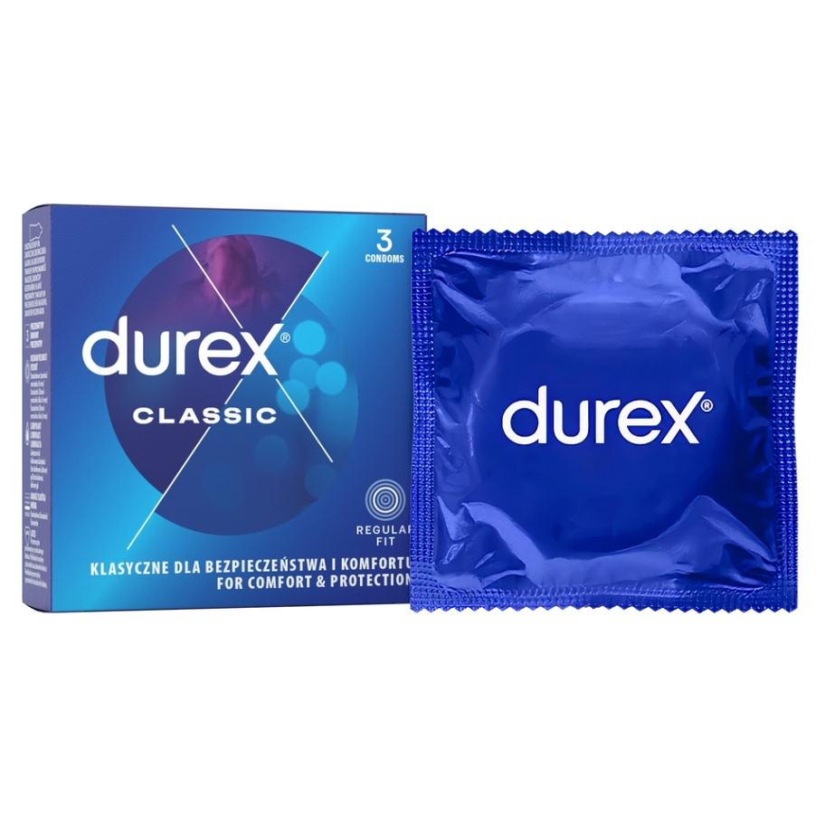 Durex Classic krabička CZ distribuce 3 ks