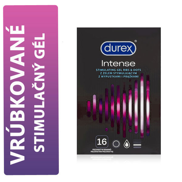 Levně Durex Intense Orgasmic krabička CZ distribuce 16 ks