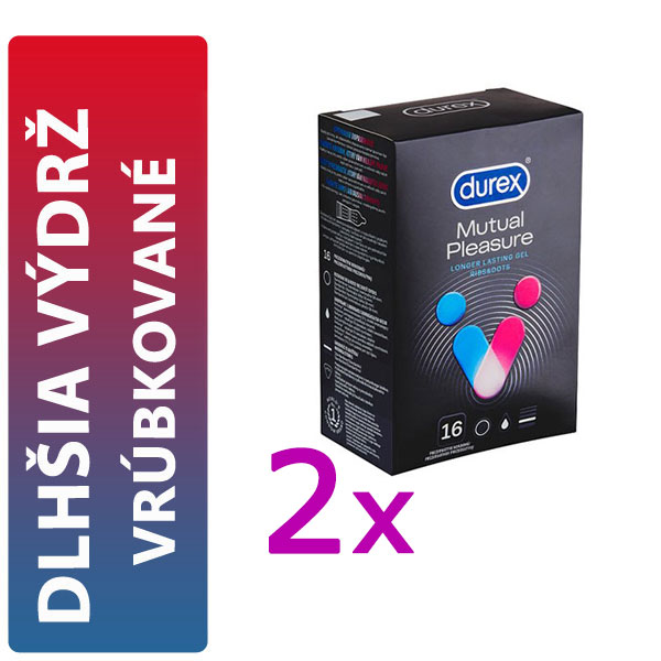 Durex Mutual Pleasure krabička CZ distribuce 32 ks