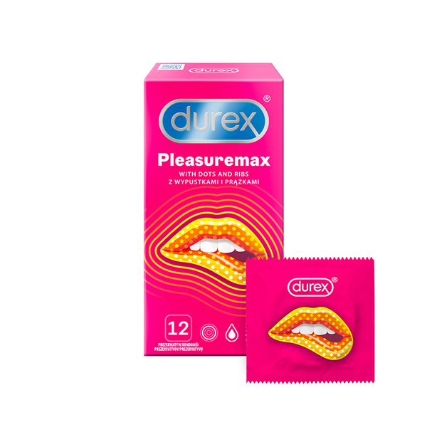 Durex Pleasuremax krabička CZ distribúcia 12 ks
