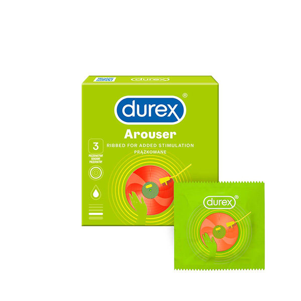 Durex Tickle Me/Arouser krabička CZ distribuce 3 ks