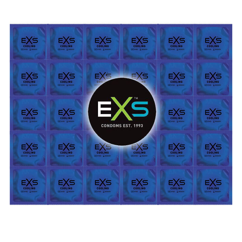 Levně EXS Cooling chladivé kondomy 30 ks