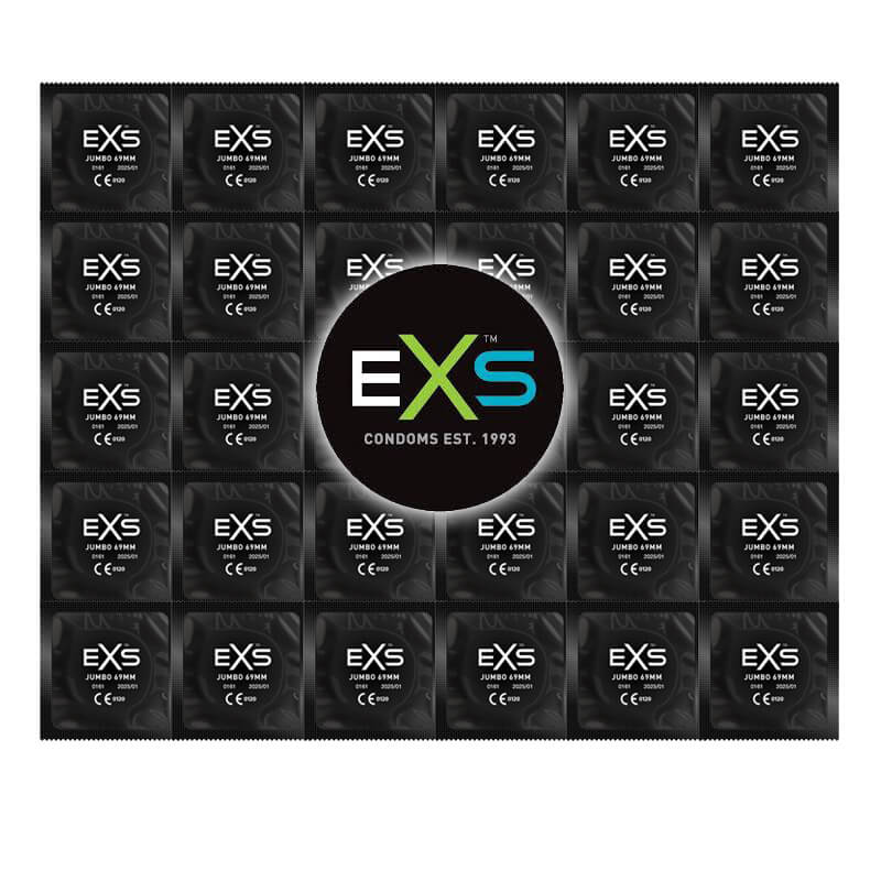EXS Jumbo 69mm kondomy XXL 50 ks