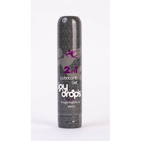 Joydrops 2in1 Sensual Massage Lubricant Gel 125ml 