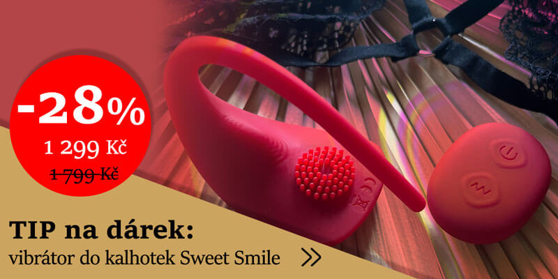 Tip na valentýnsky dárek Sweet Smile vibrátor do kalhotek