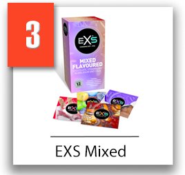 EXS Mixed Flavoured aromatizované kondomy