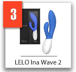 LELO Ina Wave 2 pohyblivý dvojitý vibrátor