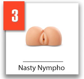 Nasty Nympho masturbačné torzo