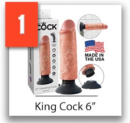 pipedream king cock 6" realisticke dildo