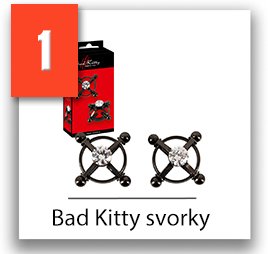 Bad Kitty ozdoby na bradavky