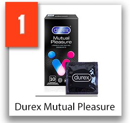 Durex Mutual Pleasure vrúbkované kondómy na dlhšiu výdrž