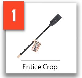 Entice Crop erotický jazdecký bičík