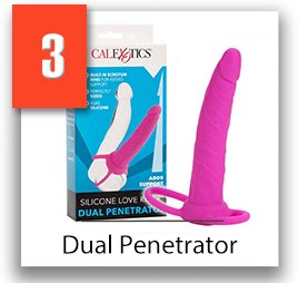 análne silikónové dildo dual penetrator