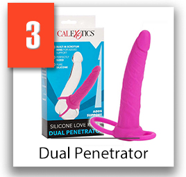 análne silikónové dildo dual penetrator