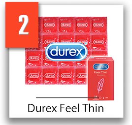 Durex Feel Thin tenké kondómy