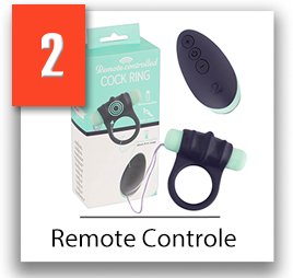 Remote controle vibračný krúžok na penis