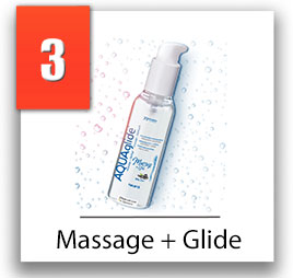 Aquaglide massage + glide neutral
