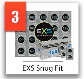 EXS snug Fit extra male kondómy